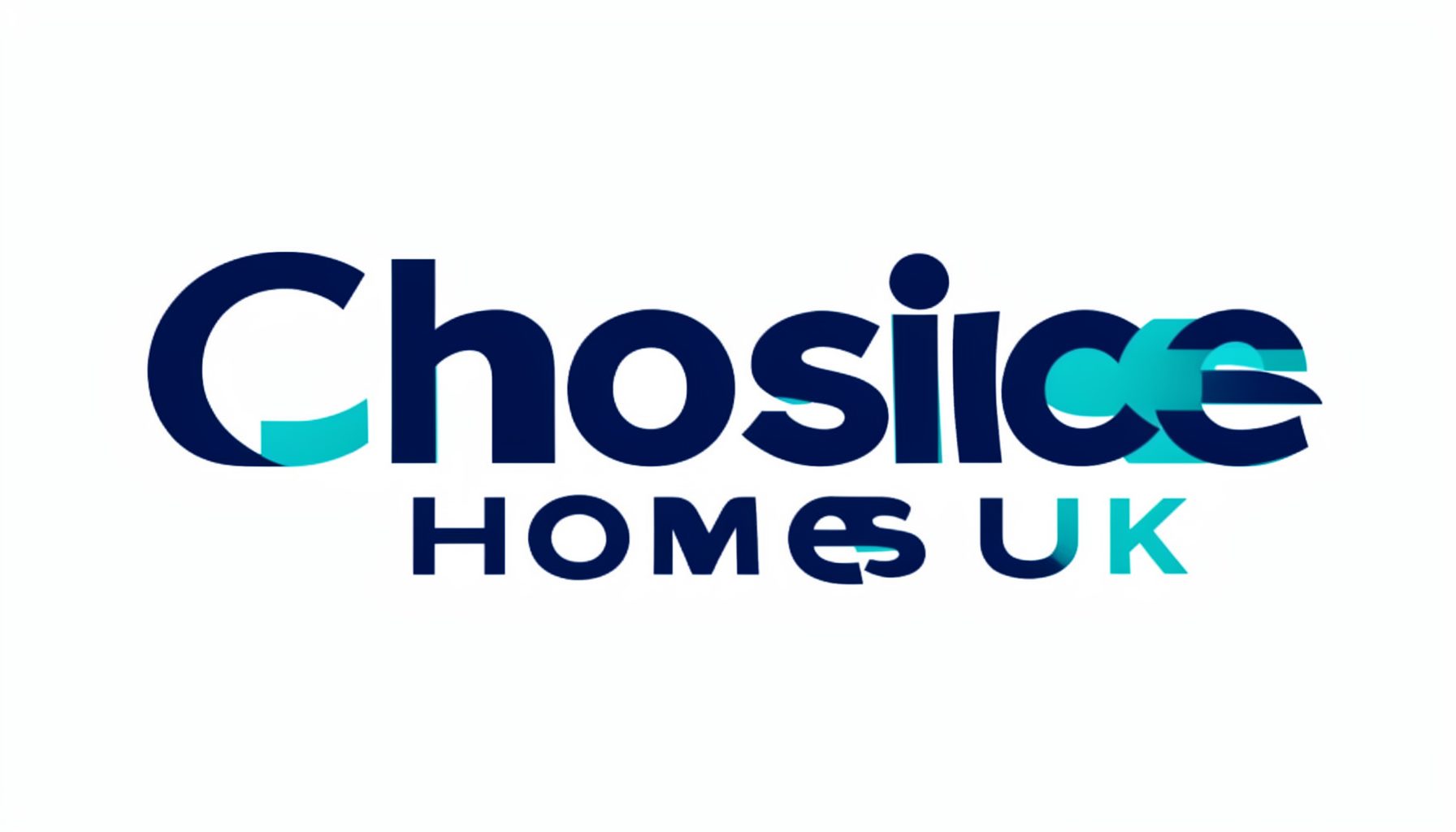 Right Choice Homes UK logo in deep navy blue with teal accent